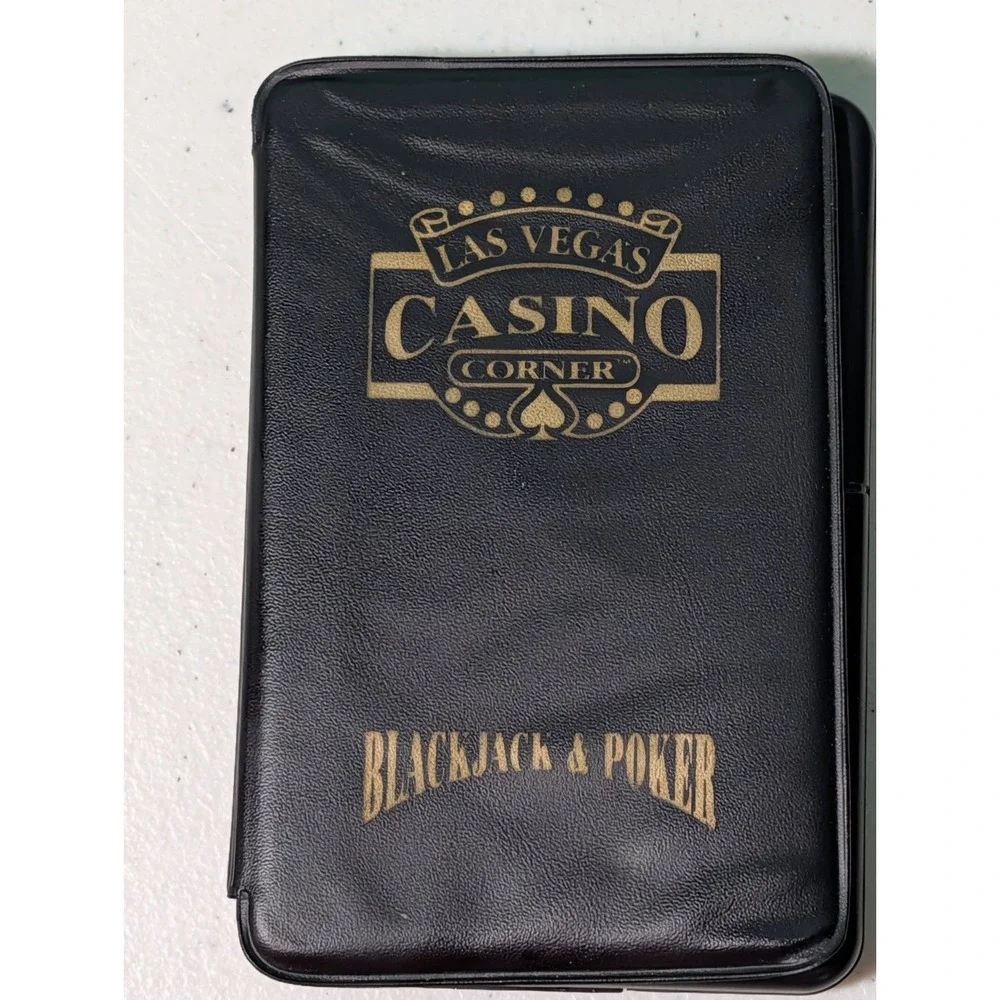 Micro Games of America Handheld Game 1994 Poker & Blackjack Tested Working